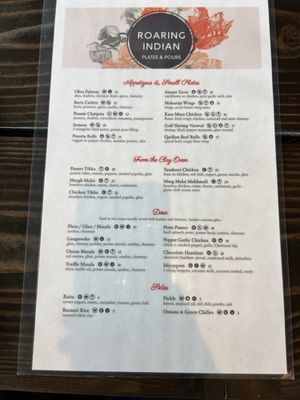 Menu photo 2 Roaring Indian Plates & Pours Maple Valley, WA Menu photo 2 Roaring Indian Plates & Pours Maple Valley, WA