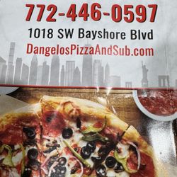 Dangelos Pizza & Subs - Advertisement for D'Angelo's.