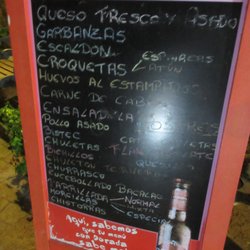 Guachinche Las Chozas - Menu