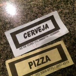 Arte Pizza - Você compra fichas para o que quiser.  2 cervejas e uma fatia de pizza = 34 reais