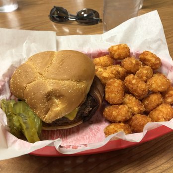 Russow's Corner Pub - Bacon cheeseburger and buffalo tots. - Pubs Near Me - Blair, Nebraska Russow's Corner Pub - Bacon cheeseburger and buffalo tots. - Pubs Near Me - Blair, Nebraska