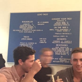 Coyo Taco - The menu board - Mexican Near Me - Miami, Florida
