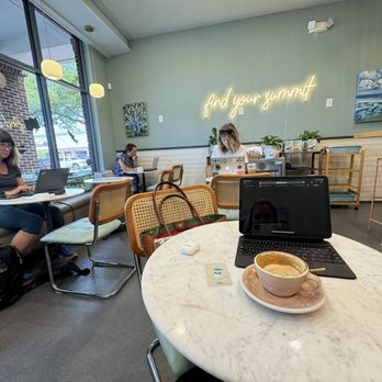 Summit Coffee - Long Point - Comfy bench seating or table & chair seating - Coffee & Tea Near Me - Mount Pleasant, South Carolina Summit Coffee - Long Point - Comfy bench seating or table & chair seating - Coffee & Tea Near Me - Mount Pleasant, South Carolina
