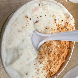 Cream of crab sprinkled with old bay