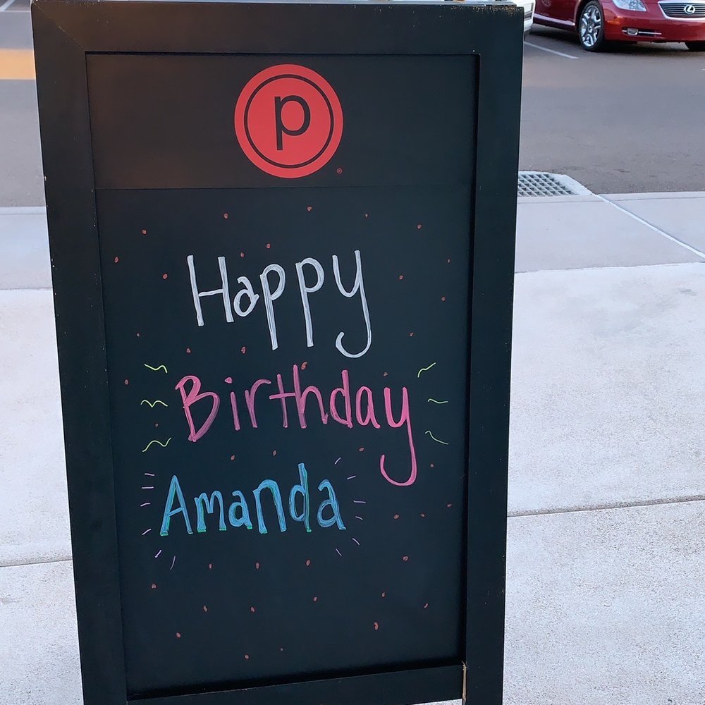 Pure Barre - Outdoor sign acknowledging my birthday - Barre Classes Near Me - Tempe, Arizona Pure Barre - Outdoor sign acknowledging my birthday - Barre Classes Near Me - Tempe, Arizona