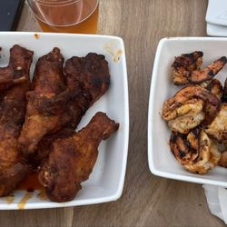 Spanky's Shenanigans - 10pc Bone-In Spanky's Wings 1 lb. Blackened Shrimp