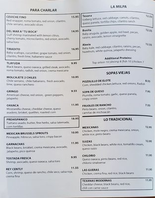 Menu photo 8 Taquero Dallas, TX Menu photo 8 Taquero Dallas, TX
