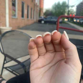 Bliss Nail Lounge - Not filed or even properly buffed - Nail Salons Near Me - Arlington, Virginia Bliss Nail Lounge - Not filed or even properly buffed - Nail Salons Near Me - Arlington, Virginia