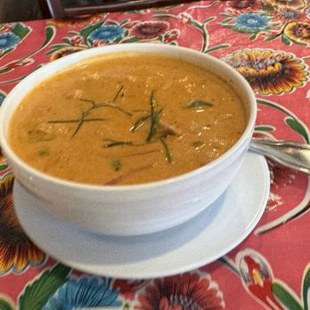 Green Basil Thai - Panang Curry with soy chicken (vegan) - Thai Near Me - Calabasas, California