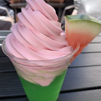 Swirlz Soft Serve Parlor - Watermelon dole whip float - Ice Cream & Frozen Yogurt Near Me - San Marino, California