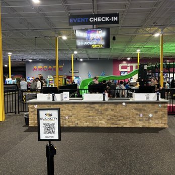 Slick City Action Park - Event check-in desk - Amusement Parks Near Me - Oklahoma City, Oklahoma Slick City Action Park - Event check-in desk - Amusement Parks Near Me - Oklahoma City, Oklahoma