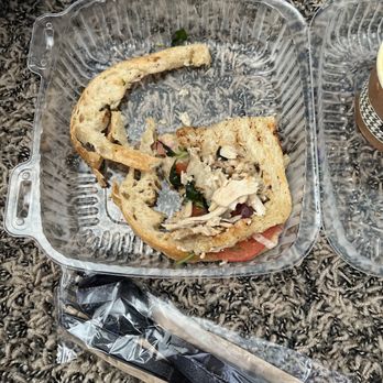 Kneaders Bakery Cafe - At least they gave me a fork to eat this? basically inedible, very soggy, and wet somehow? - Bakeries Near Me - Orem, Utah