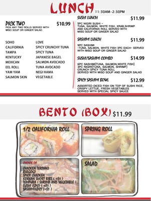 Menu photo 6 Sushi Avenue Tampa, FL