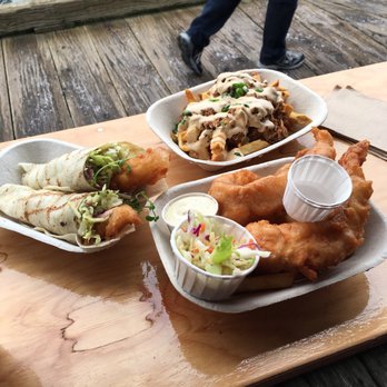 Red Fish Blue Fish - Salmon fish and chips. Cod tacos. Jerk fish poutine. - Fish & Chips Near Me - Victoria, British Columbia Red Fish Blue Fish - Salmon fish and chips. Cod tacos. Jerk fish poutine. - Fish & Chips Near Me - Victoria, British Columbia
