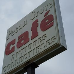 PECAN GROVE CAFE - Pecan Grove Cafe sign