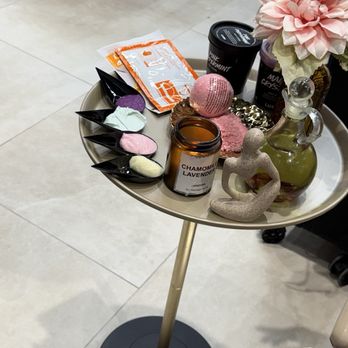 Summit Nails Spa - Gorgeous presentation of products used for the Lush Pedi upgrade. - Nail Salons Near Me - Las Vegas, Nevada