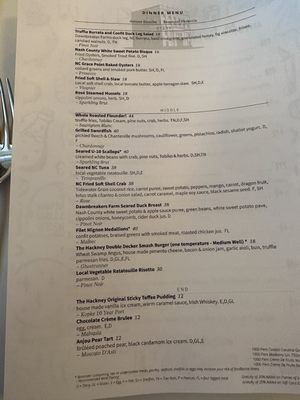 Menu photo 1 The Hackney Washington, NC