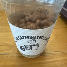 More cereal than coffee. More cereal than coffee.