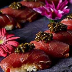 Irimaki - Tuna and Caviar Nigiri