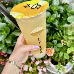 Pho Hung - Green tea with lychee jelly