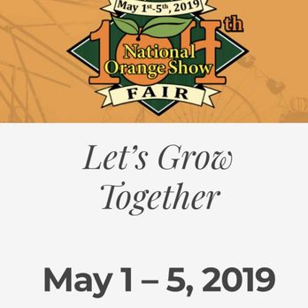 NOS Events - The 104th National Orange Show a tradition every year in San Bernardino Lots of Entertainment Admission FREE to $5 May 1-5th - Party & Event Planning Near Me - San Bernardino, California