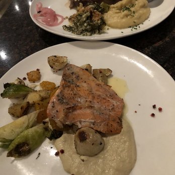 Skates On The Bay - Oven-roasted Columbia River Steelhead and Beer-braised Prime Rib - Seafood Near Me - Berkeley, California
