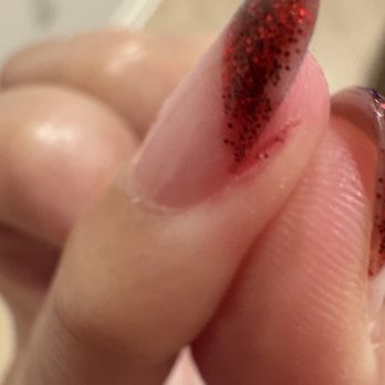 Holly and Hudson - Cut finger from filing - Nail Salons Near Me - Irvine, California Holly and Hudson - Cut finger from filing - Nail Salons Near Me - Irvine, California