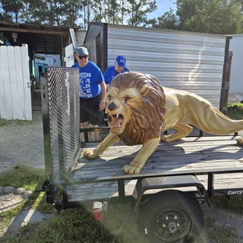 Cook's Place - Old Baker High School Lion mascot. - Hot Dogs Near Me - Columbus, Georgia
