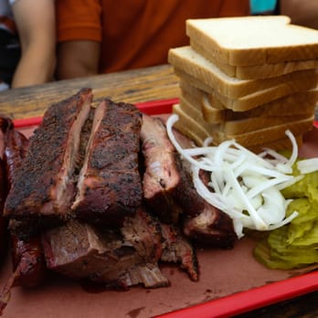 la Barbecue - hot "guts", pork ribs and fatty brisket - Barbeque Near Me - Austin, Texas la Barbecue - hot "guts", pork ribs and fatty brisket - Barbeque Near Me - Austin, Texas