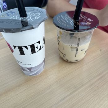 Ding Cafe - Lychee yakult with lychee jelly Monster Bobo Latte - Coffee & Tea Near Me - Rockville, Maryland