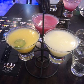 Flights - Blended margaritas 3 for $10 during happy hour! M-F 9-5pm - New American Near Me - Las Vegas, Nevada Flights - Blended margaritas 3 for $10 during happy hour! M-F 9-5pm - New American Near Me - Las Vegas, Nevada