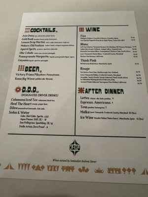 Menu photo 6 Kayu Washington, DC, DC