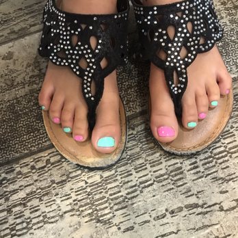 64 Nail Spa - Multi color spa pedicure - Nail Salons Near Me - New York, New York 64 Nail Spa - Multi color spa pedicure - Nail Salons Near Me - New York, New York