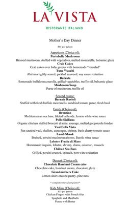 Menu photo 1 La Vista South Salem, NY Menu photo 1 La Vista South Salem, NY