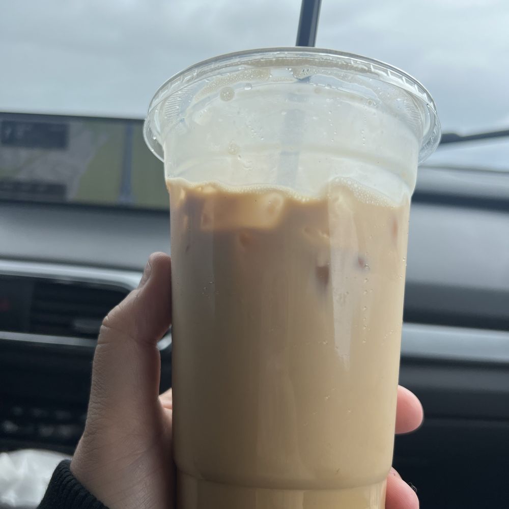 White chocolate pistachio mocha