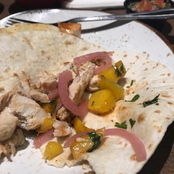 Huey Luey's - Chicken taco with pickled onions and mango salsa - Tex-Mex Near Me - Hiram, Georgia Huey Luey's - Chicken taco with pickled onions and mango salsa - Tex-Mex Near Me - Hiram, Georgia