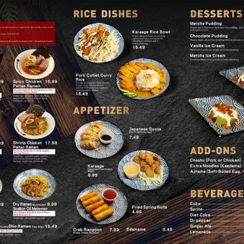 The Noodle Smith - Menu - Ramen Near Me - Cary, North Carolina