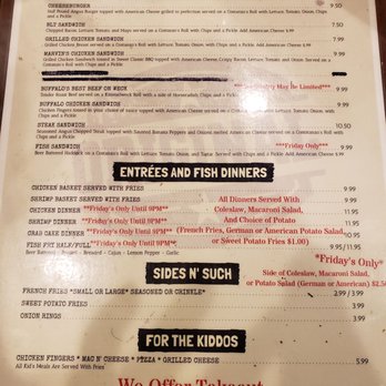 Marvin's Bar & Grill - American Near Me - Clarence Center, New York Marvin's Bar & Grill - American Near Me - Clarence Center, New York