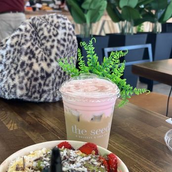 the seed. - Jupiter - pineapple express acai bowl, cinnamon toast crunch latte with strawberry cold foam - Juice Bars & Smoothies Near Me - Jupiter, Florida
