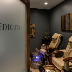Zoi'A Spa & Salon - Experience ultimate relaxation in our two massaging pedicure chairs. Nestled in a serene, spa-like area, these chairs are per...