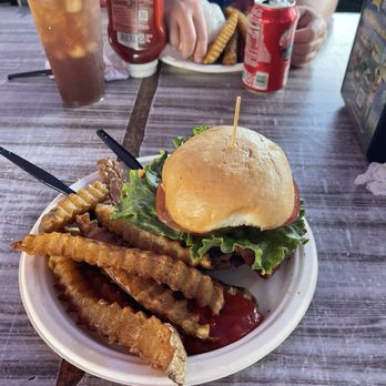 Mahi Nic - The Reel Big Burger w/Fries - Seafood Near Me - South Padre Island, Texas Mahi Nic - The Reel Big Burger w/Fries - Seafood Near Me - South Padre Island, Texas