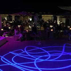 Destino Ibiza - the terrasse seen from the pool and performance area.