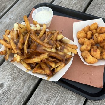 Bad Bones BBQ - Poutine and cheese curds - Barbeque Near Me - Arbor Vitae, Wisconsin