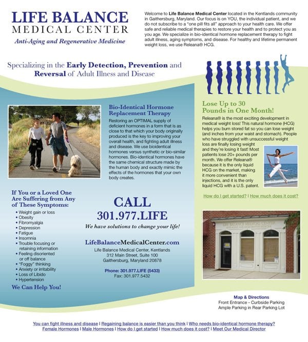 LIFE BALANCE MEDICAL CENTER Updated May 2024 312 Main St