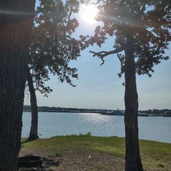 Lake Texoma State Park - Catfish Bay with Marina in Background