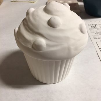 Color Me Mine - This cup cake cost about $18 - Art Classes Near Me - Pasadena, California Color Me Mine - This cup cake cost about $18 - Art Classes Near Me - Pasadena, California