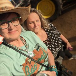 Galveston County Fair & Rodeo - Want a ride on the big green tractor?!