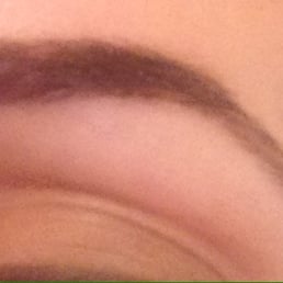 she managed to make my sparse eyebrows look naturally full and give them shape - they hardly had any shape before she managed to make my sparse eyebrows look naturally full and give them shape - they hardly had any shape before