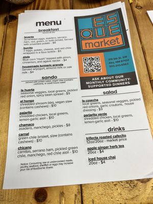 Menu photo 5 Es Que Market Albuquerque, NM
