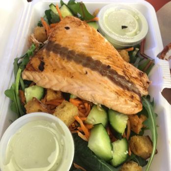 Laguna Burger - Grilled Salmon Salad - Burgers Near Me - Albuquerque, New Mexico